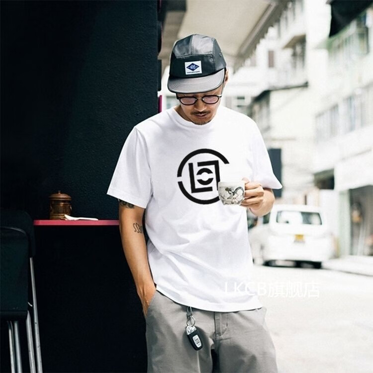 陈冠希同款恶搞clot潮牌t恤男夏季学生大码宽松薄款纯棉圆领短袖 抱抱