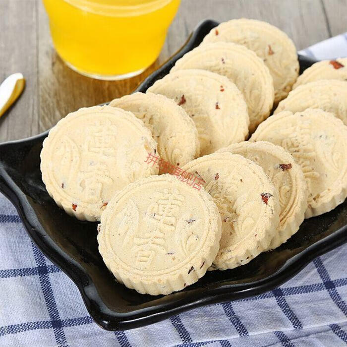 莲香楼鸡仔饼400克袋多规格老广州传统糕点广东特产手信零食辣味鸡仔