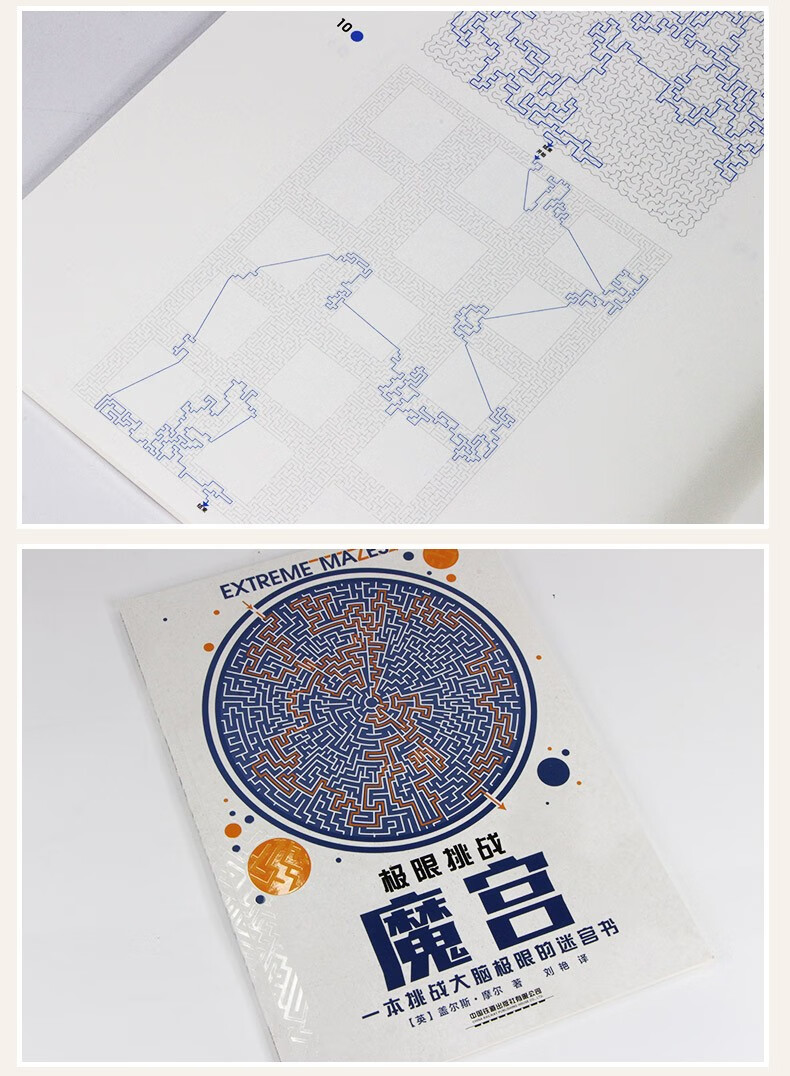 《【京东配送】极限挑战 魔宫 迷宫书 7-12岁儿童专注力培养思维能力