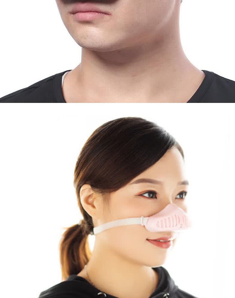 鼻用空气过滤器鼻罩防尘过敏猪鼻子口罩易呼吸防霾男女儿童防器粉色鼻
