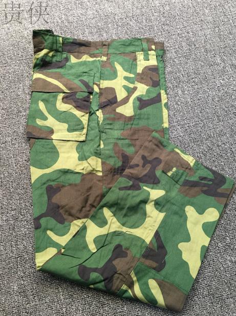 贵侠老式87迷彩服大兜迷彩服多口袋夏季工作服87带屁兜迷彩服耐磨2号2