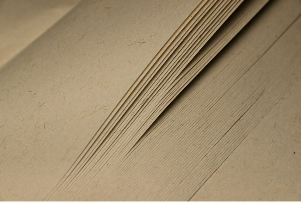 楮皮黄麻皮纸信笺书法国画用半熟小楷行书仿唐敦煌写经纸纯手工加厚