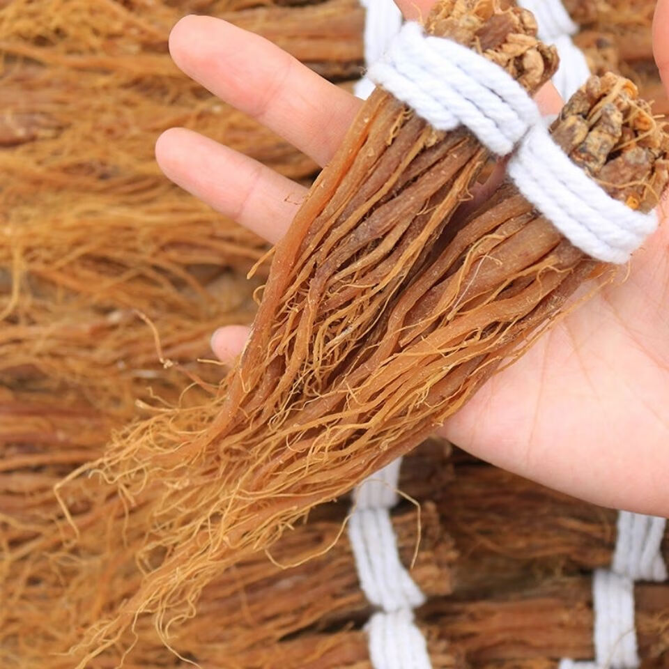 红参全须红人参50克100克东北长白山特产高丽参红参片红参须一把