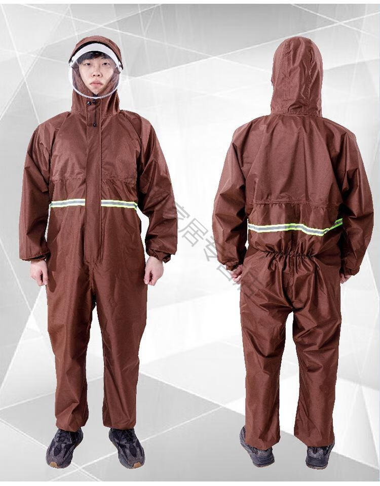 大人双帽檐防暴雨防水防雨服雨衣全身长款成人雨具的的o69帅气黑xxxl
