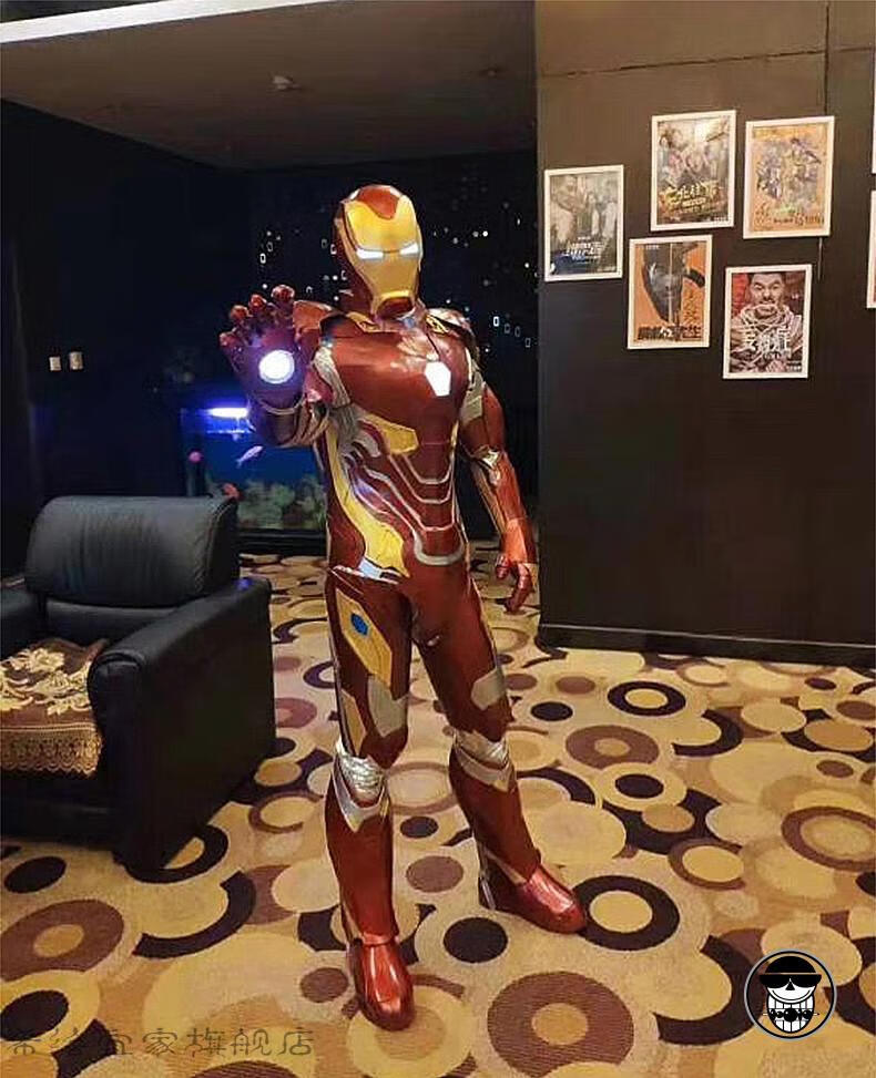 钢铁侠战衣真人可穿戴全身盔甲成人儿童机器人mk50战甲套装1cos服成人
