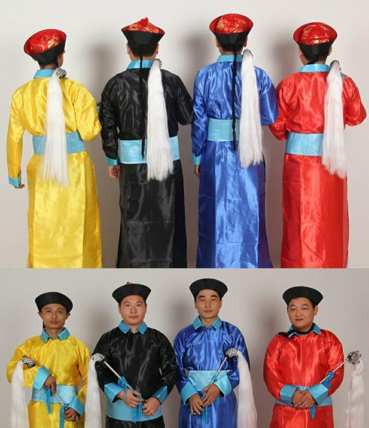 阁版宫殿衣服清朝服装御前侍卫官兵服御林军清兵古装衙役带刀护卫影视