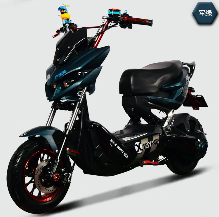 战狼极客电动车摩托车电瓶车60v72v高速大功率爆改装电摩酷车成人