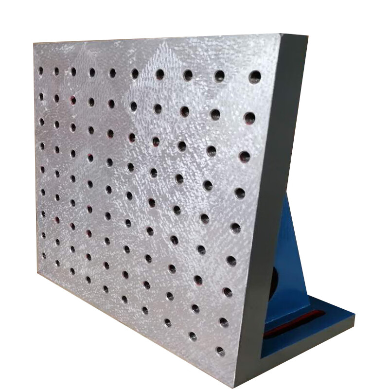 直角弯板90度工装夹具侧多孔靠山加厚t型槽划线曲铮定制200200u型孔