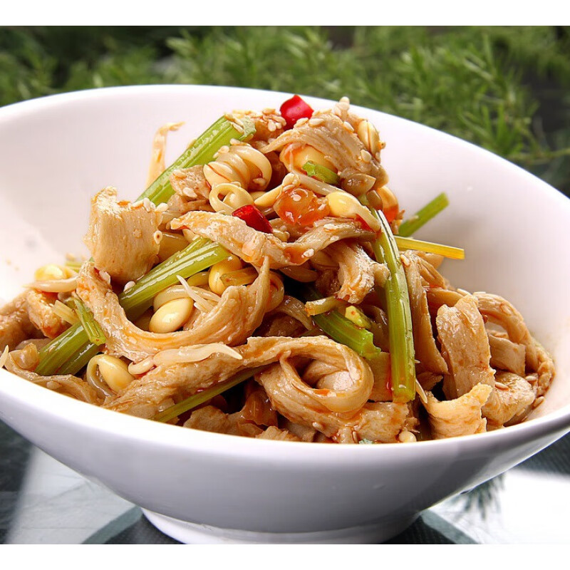 安徽阜阳临泉麻花面筋水面筋手撕面筋凉拌炒菜火锅卷馍水洗面筋 麻花