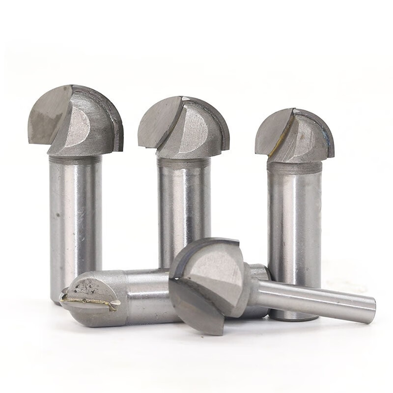 赤红定制圆底刀木工铣刀合金铣刀钨钢刀头开槽刀雕刻机修边机刀头圆底