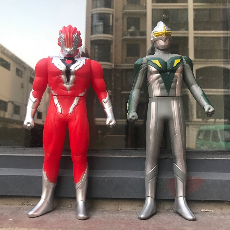 万代bandai大号奥特曼玩具火焰战士镜子骑士赛罗塞罗软胶人偶关节可动