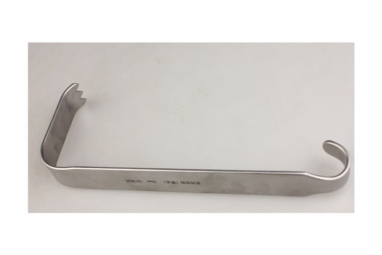 骨科手术器械医用c型肌肉拉钩带齿深部拉勾牵开器大组织拉钩dda前路