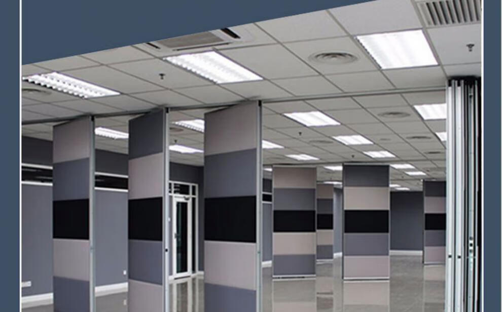 淘苏酒店活动隔断墙移动高隔墙饭店包间推拉屏风隔音吊轨办公室折叠门