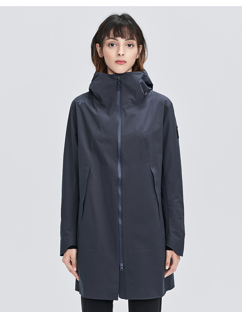 descente迪桑特dualis都市通勤女子梭织外套d1432djk36浅灰色lgm165