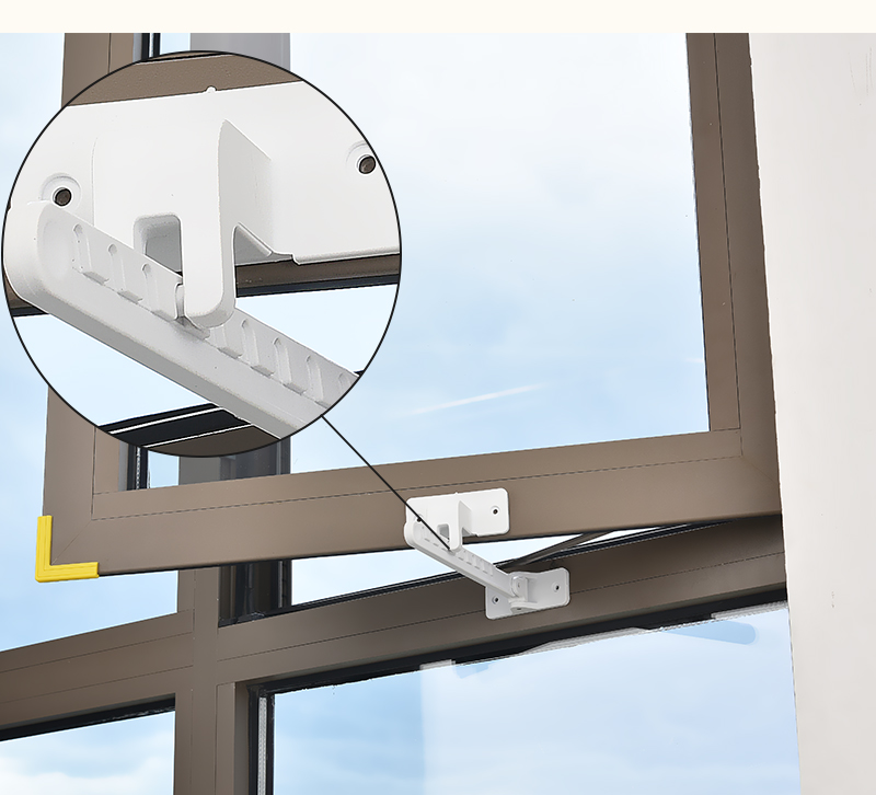窗户限位器内开窗户限位器平开窗限位器内开窗平推窗固定器防风儿童