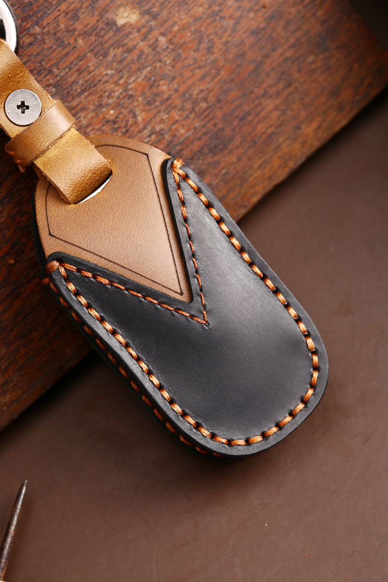 适用别克gl8钥匙套昂科旗君越艾维亚陆尊配件s昂科威plus车钥匙包高档