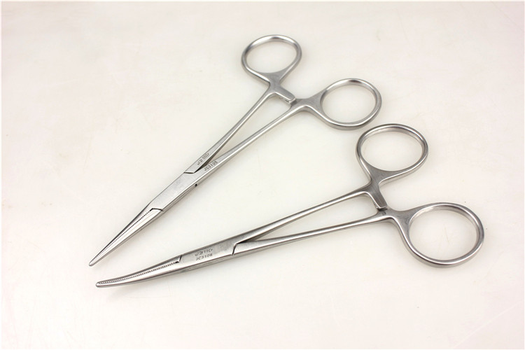 上海医疗器械厂 jz 金钟外科手术器械 医用 止血钳 无镀层 wd 不反光