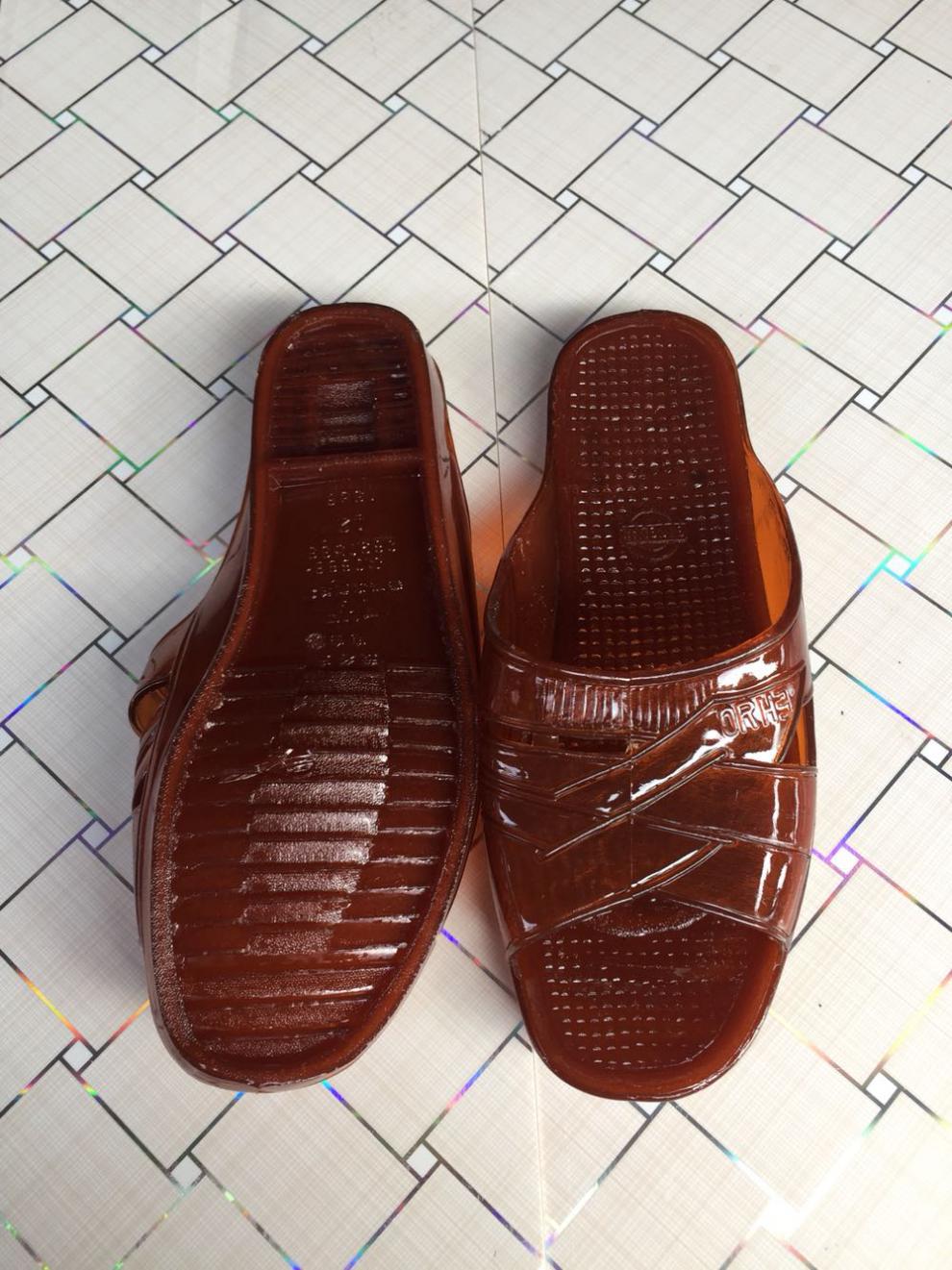 生胶拖鞋牛筋底男士硬底生胶牛筋底防滑塑胶塑料浴室冲凉防臭洗澡家居