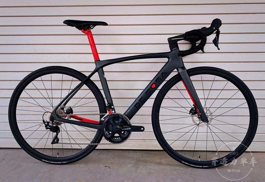 德罗莎公路车意大利derosa idol碳纤维 全内走油压碟刹22速 derosa