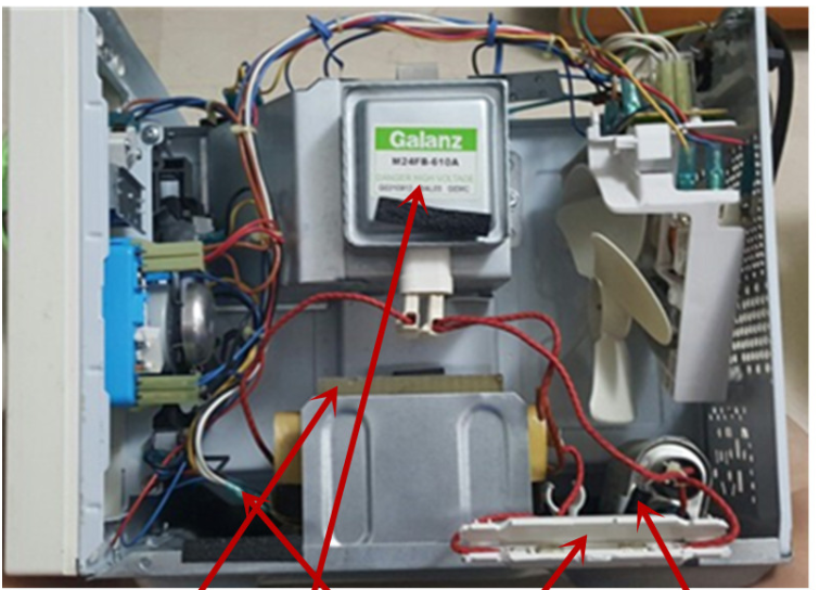 适用原装微波炉磁控管m24fb610a配件磁控管适用格兰仕美的电容器通用