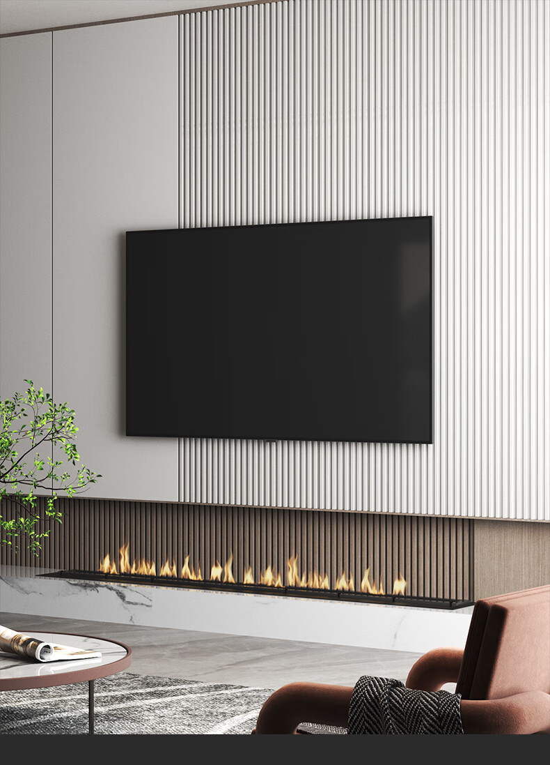 实木格栅板电视背景墙隔栅网红装饰木板栅格搁栅护墙板长城板凹凸 夏