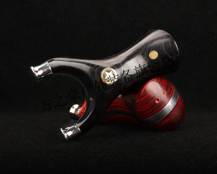 方之豪 扁皮飞虎小弓门弹弓【掌中宝】成人专业高精度高压迷你贴片