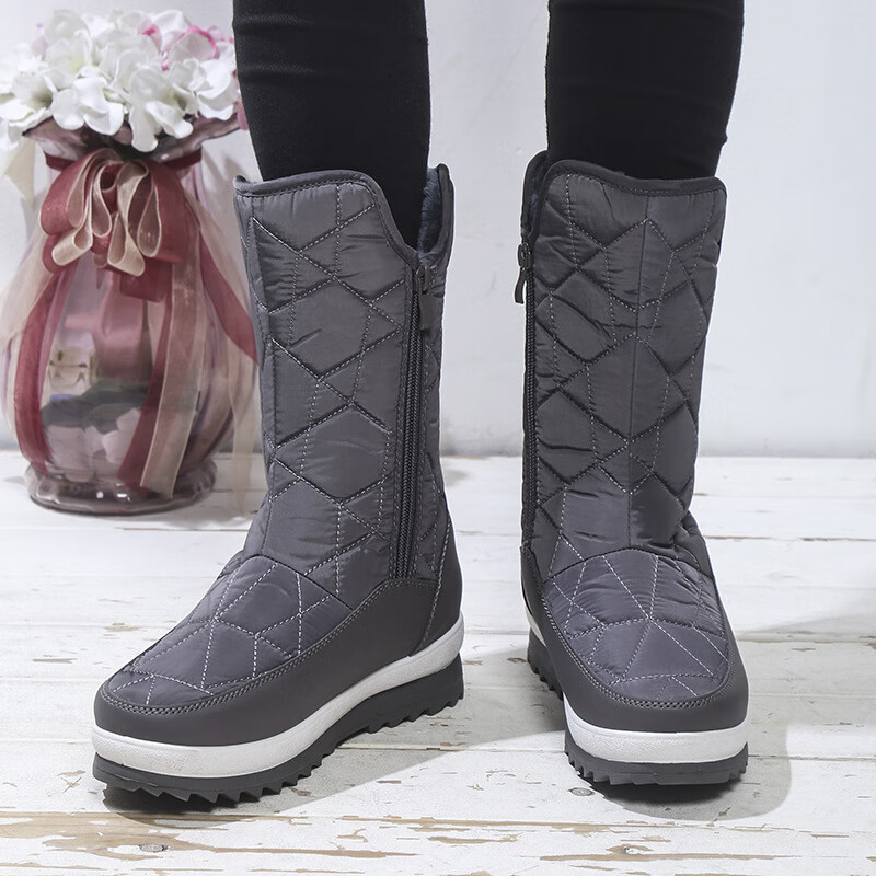 nike耐克女款自己工厂现货休闲棉鞋女欧美优选保暖棉鞋厚底增高显瘦