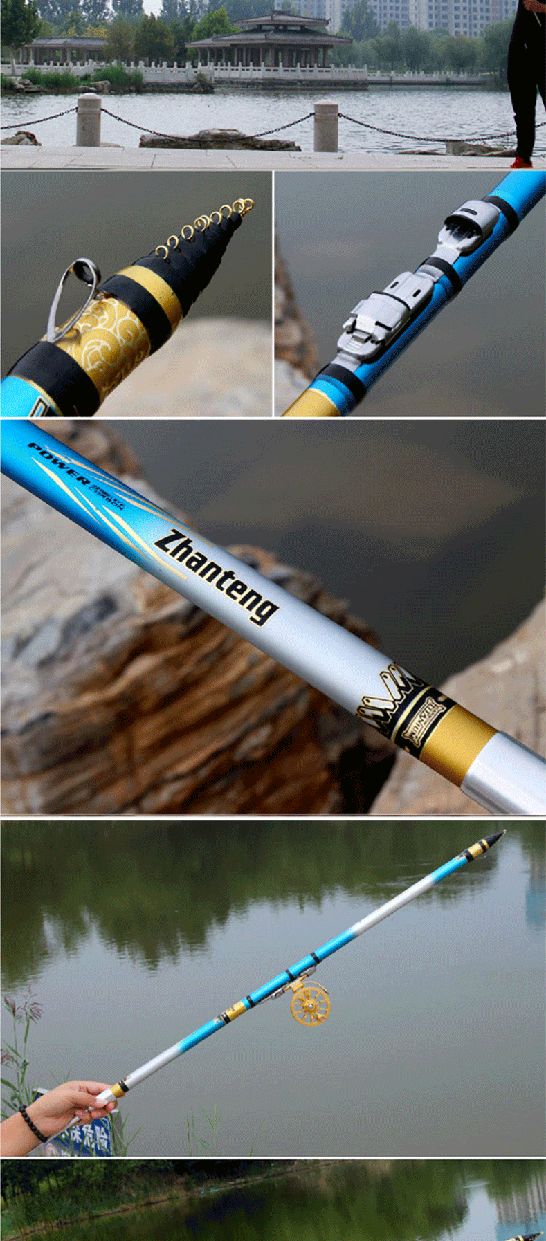 铺路鹰 谷麦鱼竿前打竿三定位不剪线碳素超轻超硬钓鱼竿逗钓谷麦杆