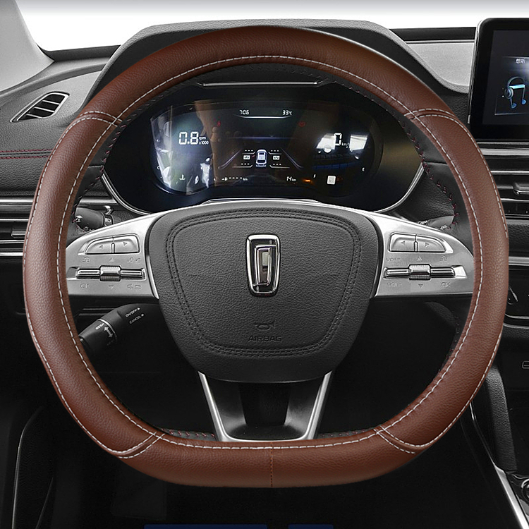 一汽奔腾t55 t77 t33 t99 b70b30绅宝d50智行方向盘套d型汽车把套 d型