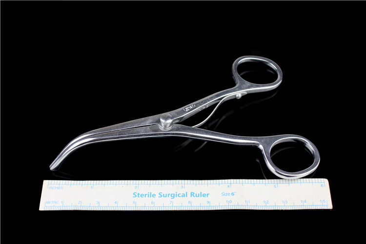 上海医疗器械厂五官科手术器械耳鼻喉科医用气管扩张钳二叶三叶扩张器