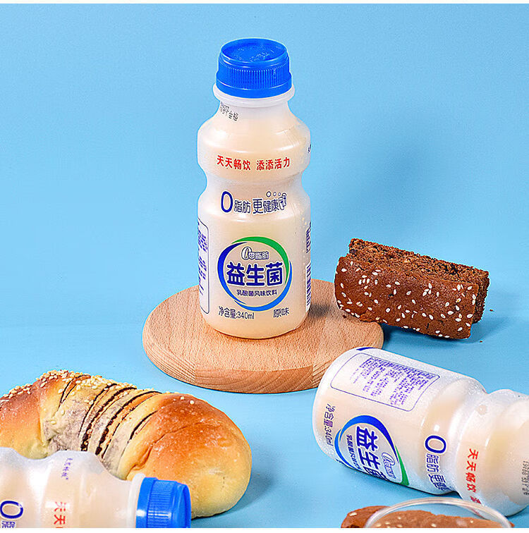 原味益生菌胃动力乳酸菌饮品340ml原味儿童酸奶饮料整箱批发华海春 胃
