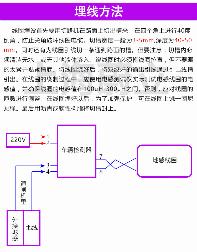 道闸地感线圈线 停车场车辆检测器地感线0.5 0.75 1 1.
