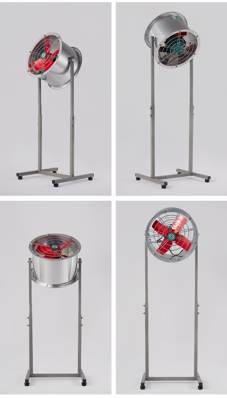 地摊烧烤风机厨房油烟机肠粉机排风扇小中型立式换气扇抽风落地扇14寸