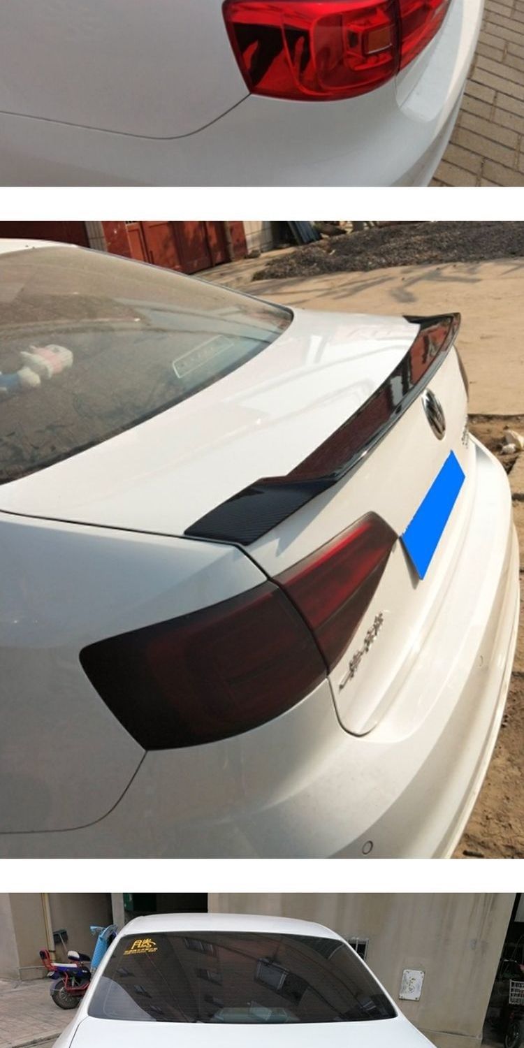 大众新速腾尾翼1219款速腾改装专用压尾定风翼免打孔碳纤纹尾翼81218