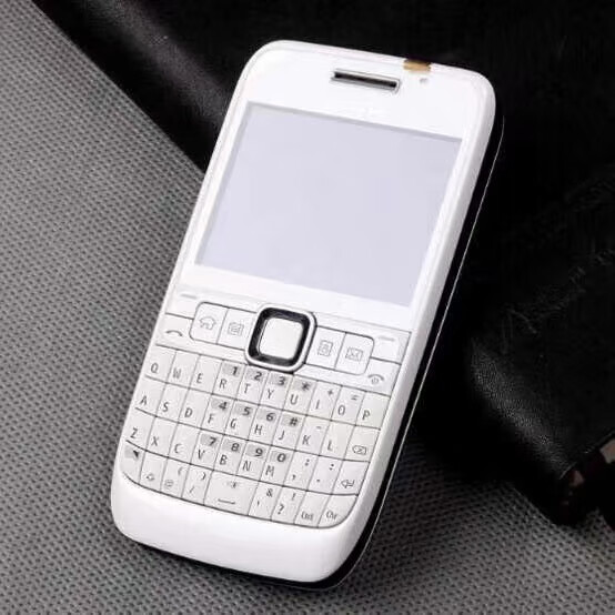 nokia诺基亚e63支持移动联通带wifi全键盘直板智能学生备用机蓝色移动