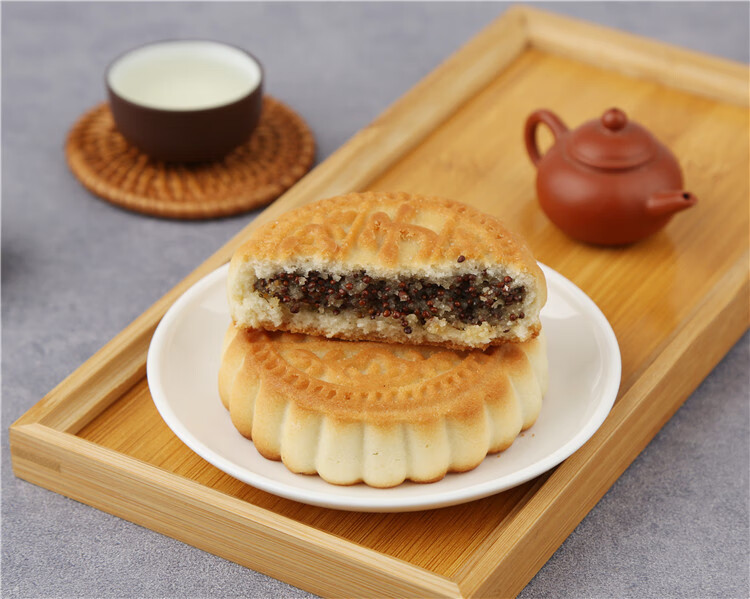 扎兰屯月饼东北老式桂花香苏子馅月饼500g苏子月饼1袋