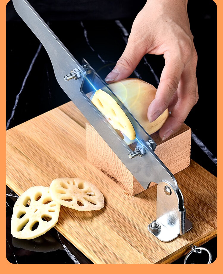 定做 切年糕器切糕专用刀小型年糕切片机切材片家商用 黑 60°以上 10