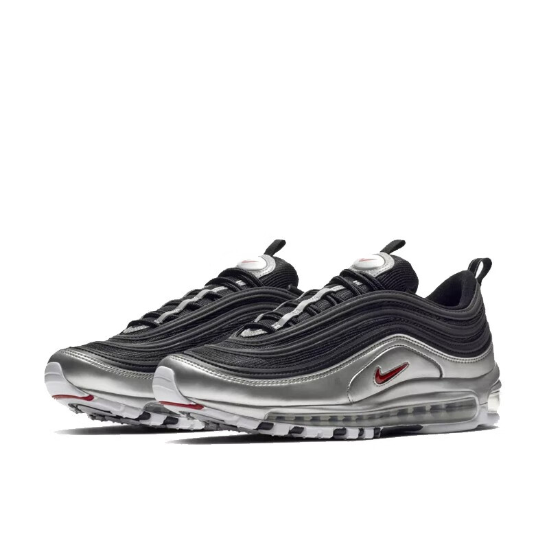 耐克(nike)air max 97男子子弹头运动气垫跑步鞋 dh1085 dm8588 白绿