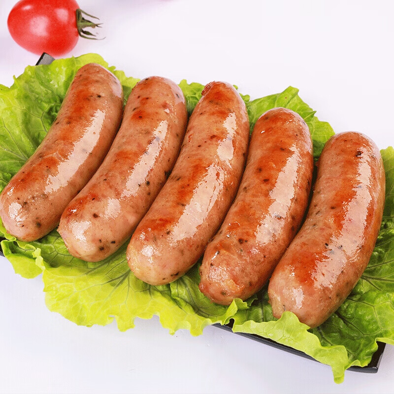 纽伦堡清真烤肠 70g*10支 清真纽伦堡烤肠火山石纯肉肠地道香肠 香辣