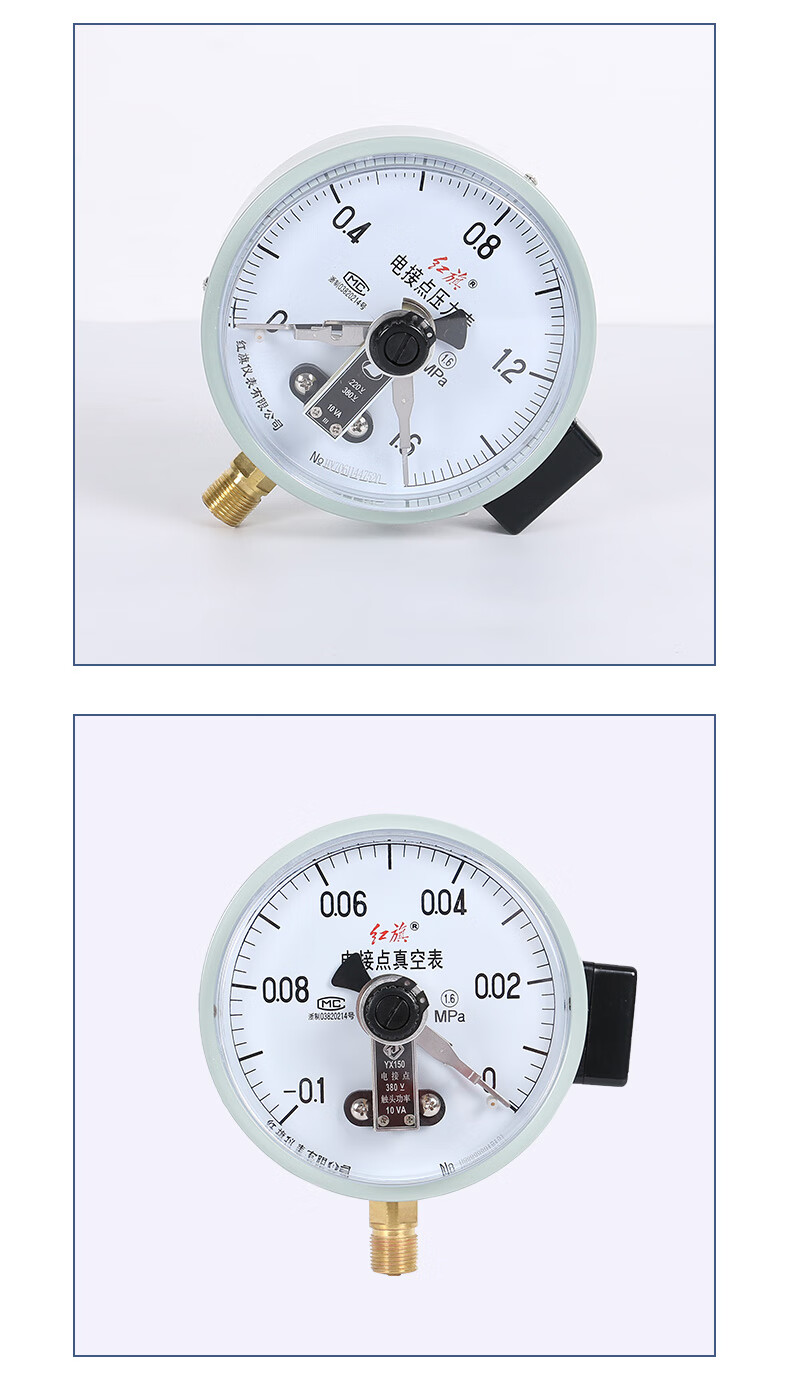 电接点压力表yx150水泵压力表供水压力表稳压供水压力表001mpa