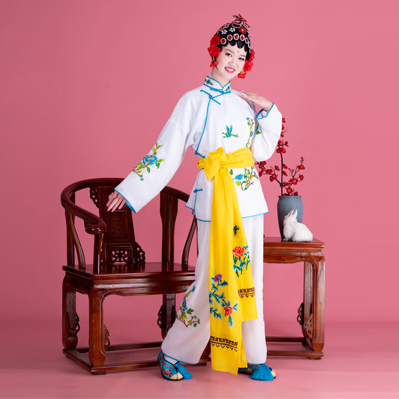 新品好货戏装腰巾戏曲服装戏服青衣披王宝钏戏服褶