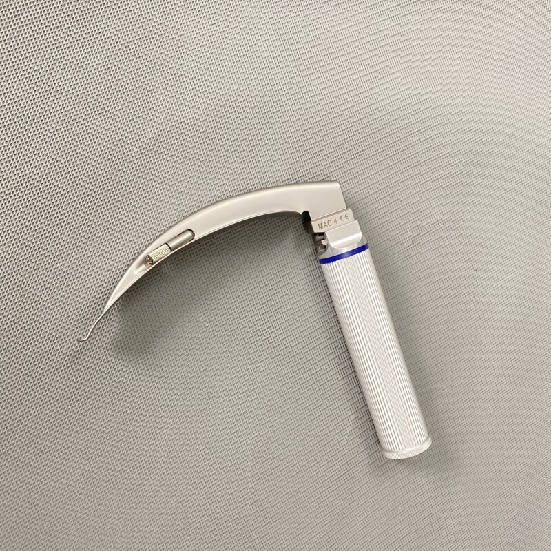 安视达医用不锈钢成人麻醉咽喉镜全钛钢新生儿童喉镜气管插管抢救全麻