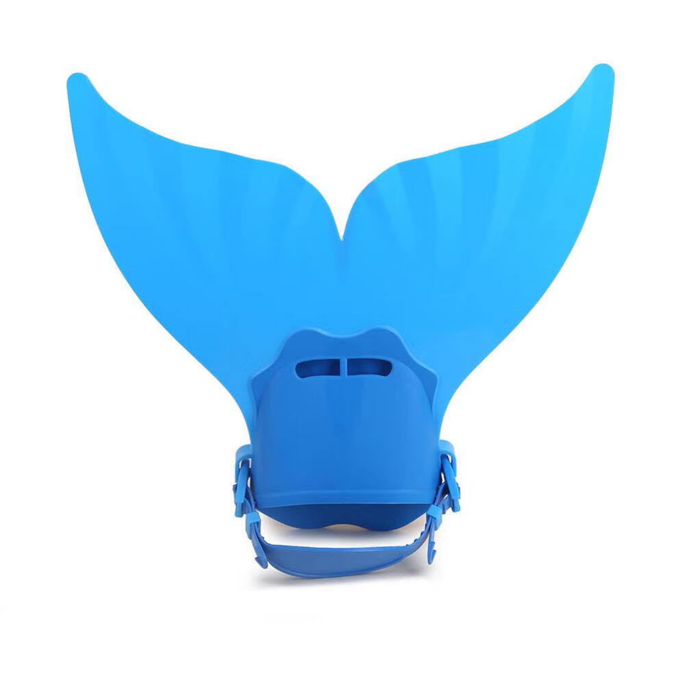 儿童脚蹼工厂直销美人鱼脚蹼儿童游泳训练蛙鞋连体单片脚蹼鲸鱼尾脚蹼