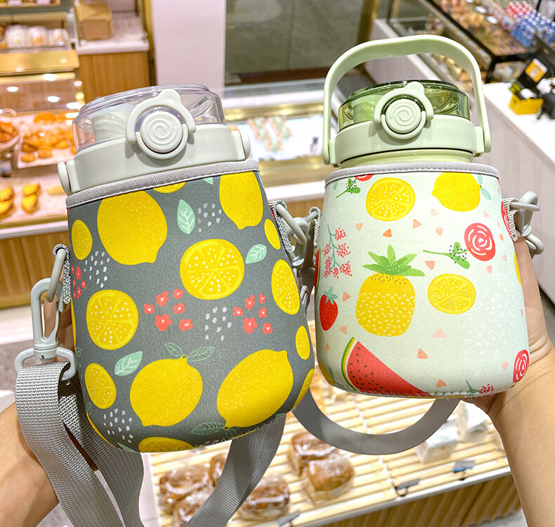 大肚杯杯套通用款保温杯套网红水杯套保护套杯子套套子皮质m中号粉色