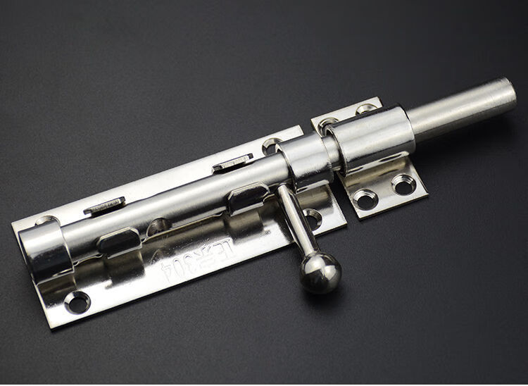 插销304不锈钢插销门锁扣加厚防盗左右大门栓门扣木门闩上下天地插销