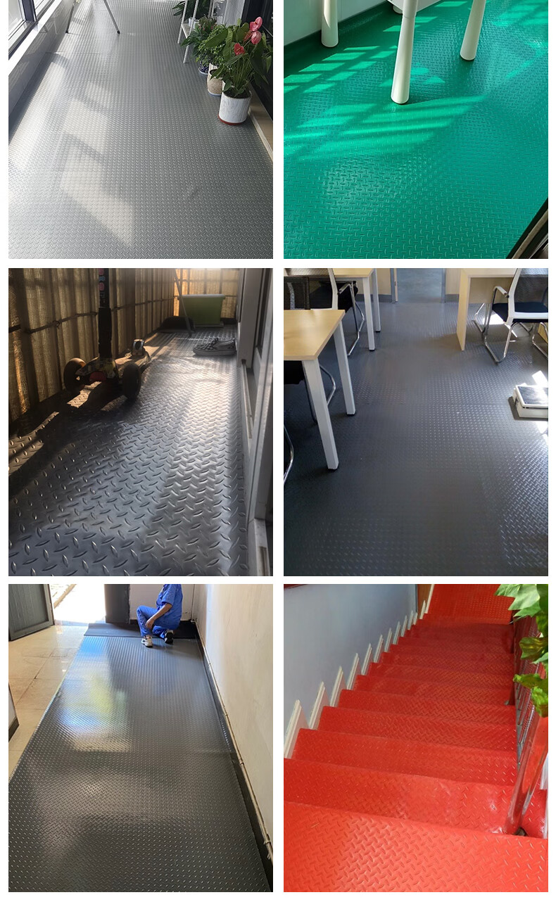 2021新款台阶防滑垫防滑垫地垫可擦洗pvc地板垫防水垫塑料红厨房楼梯
