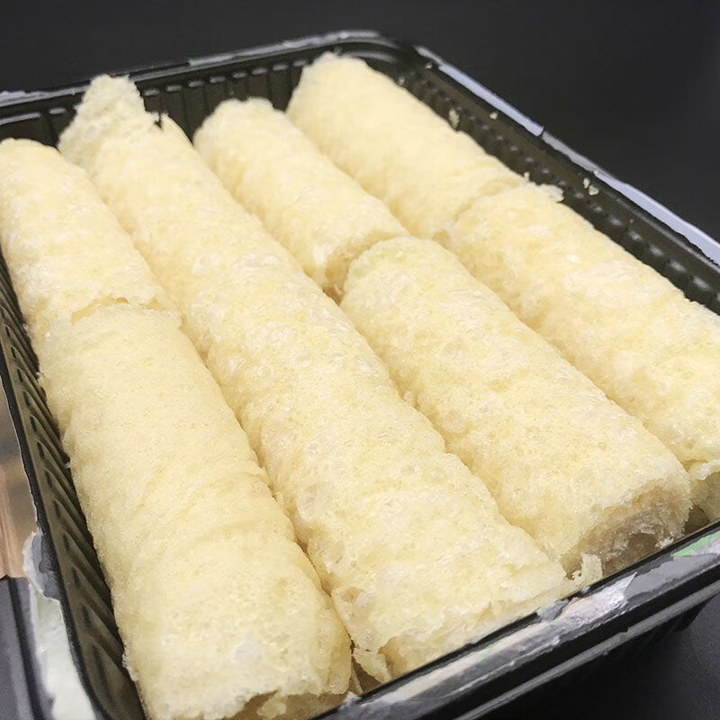 宓蝶 黄金卷港式响铃卷炸腐竹卷豆皮卷油豆腐皮卷脆脆卷麻辣烫火锅