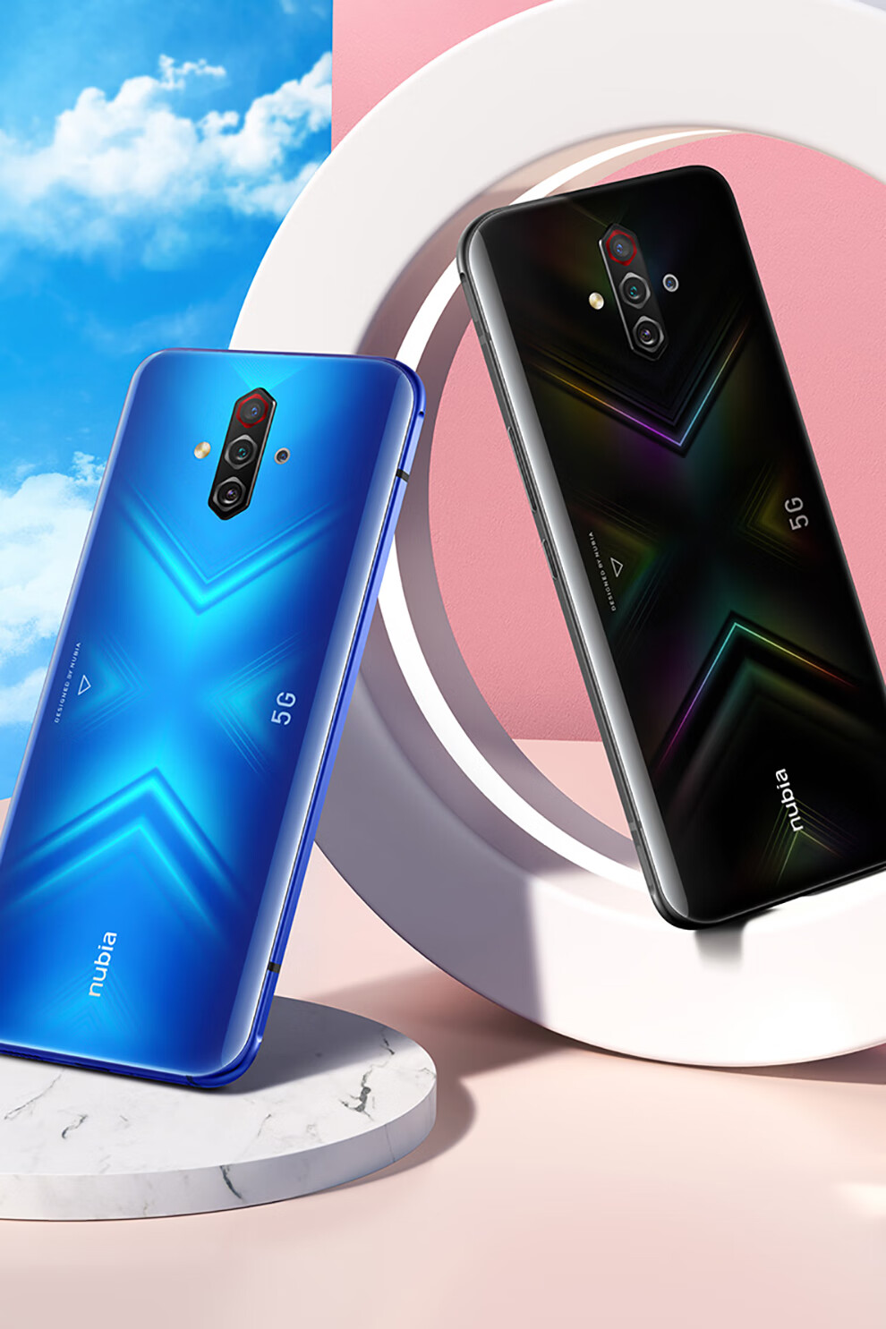 努比亚play5g版游戏手机nubia官方旗舰手机自拍智能通5g手机 5彩斑斓