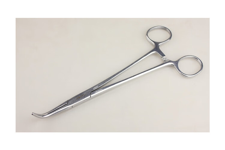 上海医疗器械厂jz金钟妇产科手术器械医用22cm主韧带钳双凸齿宫内子宫