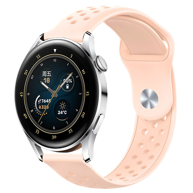 适用华为gt2epro手表保时捷ecg表带esmagic2智能手表gs硅胶男女非原装